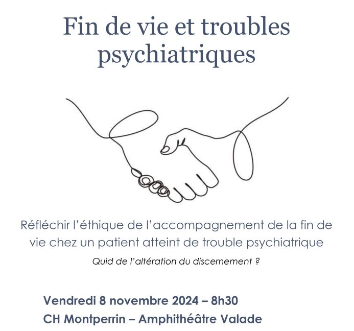 Colloque annuel d’éthique hospitalière – 8 novembre 2024