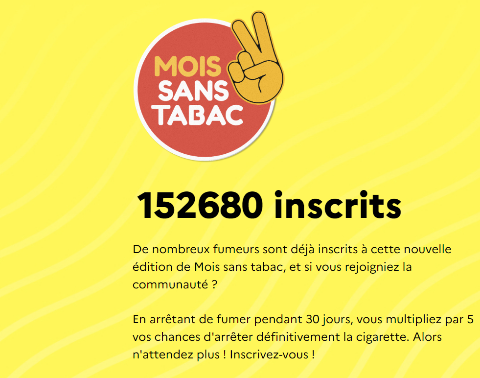 Mois sans Tabac 2022